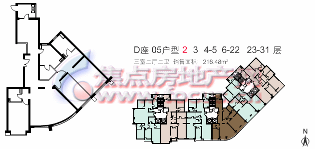 ���ƣ������������� 
�����216m2
�۸�10800-14500
˵���������������� 
2-3���������:216.48ƽ���� 
4-5���������:2...